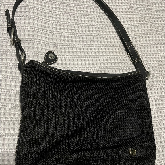 The Sak, hand crochet black hand bag - Picture 2 of 6